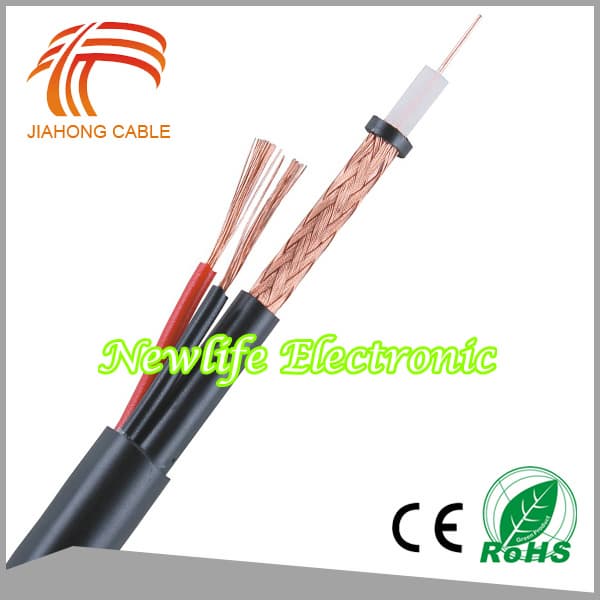 High Quality 75ohm RG59 With Power CCTV Cable